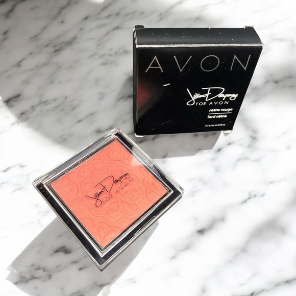 AVON Jillian Dempsey Retro Rouge Blush Compact - Vintage Shimmer - New Old Stock - Picture 1 of 7